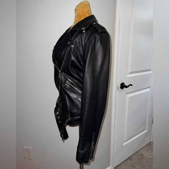 Leather Moto Jacket - Picture 2 of 4